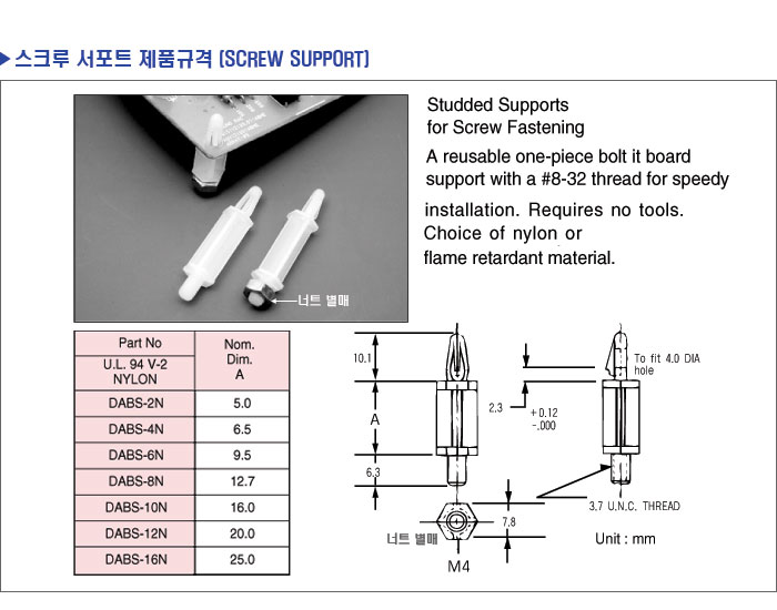 Ʈ Ʈ / bolt support / PCB Ʈ / PCB ǿ ħ  