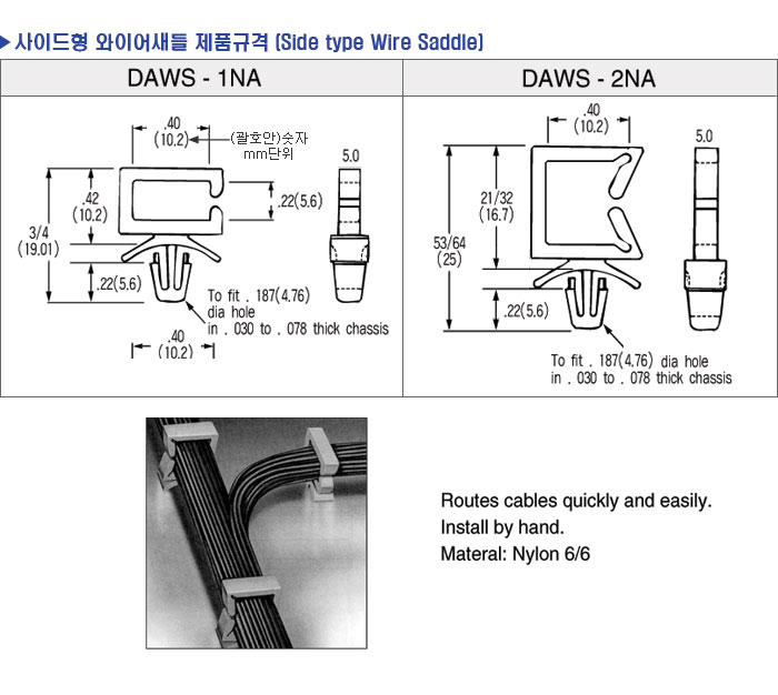 ̾ /̾  / Wire Saddle / DAWS-1NA, DAWS-2NA